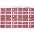 LABEL AVERY SIDE TAB COLOUR CODE LATERAL FILING 25MM X 38MM 43310   J  MAUVE 180PK