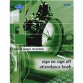 WAGES RECORD BOOK ZIONS SOSO SIGN ON SIGN OFF ATTENDANCE BOOK 260MM X 200MM 264 PAGE