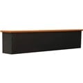 HOB SHELF HUTCH RECEPTION SHELF 1800 X 300 X 450MM BEECHIRONSTONE