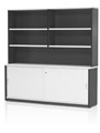 OXLEY HUTCH 1800MM X 315MM X 1075MM BEECH IRONSTONE