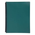 DISPLAY BOOK A4 REFILLABLE 20 POCKET DARK GREEN