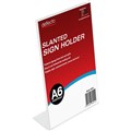 DEFLECTO SIGN AND DOCUMENT HOLDER 69411 PORTRAIT SLANTED A6 CLEAR