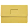 SLIMPICK WALLET DOCUMENT FOOLSCAP YELLOW 50PK