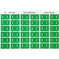 LABEL AVERY SIDE TAB COLOUR CODE LATERAL FILING 25MM X 38MM 43306  F  LIGHT GREEN 180PK