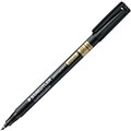 STAEDTLER 319 LUMOCOLOR PERMANENT SPECIAL MARKER FINE BLACK 10PK