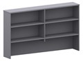 HUTCH SHELVING DDK ACCENT HUTCH 1800 X 1075 X 300MM GREYGREY