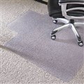 MAT CHAIRMAT DELUXE JASTEK PVC KEYHOLE PLUSH PILE CARPET 1140 X 1350MM