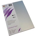 SPECIALTY PAPER QUILL 06001 A4 120GSM METALLIQUE PAPER SILVER SHADOW 25PK