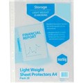 SHEET PROTECTORS LIGHTWEIGHT MARBIG COPYSAFE A4 20PK