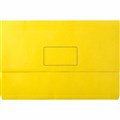 SLIMPICK WALLET DOCUMENT MARBIG FOOLSCAP YELLOW 10PK