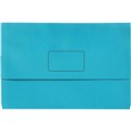 DOCUMENT WALLET MARBIG SLIMPICK FOOLSCAP BLUE  MARINE 10PK