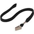 LANYARD WITH ALLIGATOR CLIP  SAFETY BREAK AWAY BLACK EACH1 PACK10