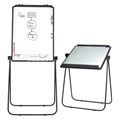 EASEL WHITEBOARD BOONE REVERSIBLE TILT 950MM X 675MM BLACK