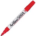 WHITEBOARD MARKER ARTLINE 500A 2MM BULLET NIB RED 12PK