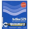 WHITEBOARD MARKER ARTLINE 579 DRY SAFE 5MM CHISEL NIB 8 COLOUR ASSORTED 12PK