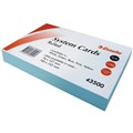 CARD SYSTEM  PALM CARDS RULED 8 X 5 125MM X 200MM BLUE 100PK