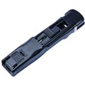 NALCLIP DISPENSER ESSELTE LARGE WITH 8 STAINLESS STEEL CLIPS BLACK