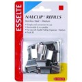 NALCLIP REFILLS ESSELTE MEDIUM STAINLESS STEEL 50PK 