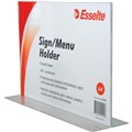 BROCHURE HOLDER ESSELTE SIGN  MENU HOLDER DOUBLE SIDED LANDSCAPE A4 CLEAR