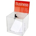 BALLOT BOX ESSELTE LOCKABLE LARGE CLEAR