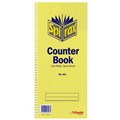 COUNTER BOOK SPIRAX 544 SPIRAL BOUND SIDE OPEN CASH RULED 297 X 135MM
