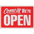 HEADLINE SIGN OPENCLOSED PLASTIC 200 X 300MM REDWHITE EACH1 PACK6