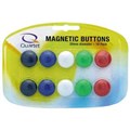 QUARTET MAGNETIC BUTTONS 20MM ASSORTED EACH10 PACK50