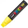 POSCA PAINT MARKER PC17K UNIBALL EXTRA BROAD CHISEL TIP NO 2 15MM YELLOW