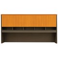 OXLEY HU18DBH HUTCH WITH DOORS BEECHIRONSTONE
