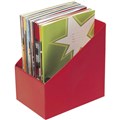 BOOK BOX MARBIG MAGAZINE FILE LARGE RED 5PK