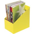 BOOK BOX MARBIG MAGAZINE FILE LARGE YELLOW 5PK