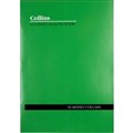 COLLINS 10218 SERIES A24 ACCOUNT AND ANALYSIS BOOK  18MC 18 MONEY COLUMN A4 24 LEAF STAPLED GREEN