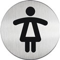 DURABLE SIGNAGE WC WOMEN LADIES TOILET 83MM