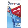 BALLPOINT PEN PAPERMATE INKJOY 300 RETRACTABLE MEDIUM 10MM BLUE EACH1 PACK12