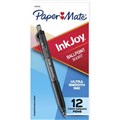 BALLPOINT PEN PAPERMATE INKJOY 300 RETRACTABLE MEDIUM 10MM BLACK EACH1 PACK12