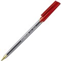 BALLPOINT PEN STAEDTLER 430 M2 02 STICK MEDIUM RED EACH1 PACK10