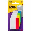 POSTIT FILING TABS 508 X 381MM ASSORTED 24PK