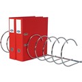 FILING RACK URBAN SPIRAFILE FILING RACK FOR LEVER ARCH FILES CHROME PLATED 8 SLOT