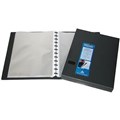 DISPLAY BOOK A4 COLBY QUICK TRANSFER REFILLABLE 40 POCKET A4 BLACK