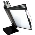 DISPLAY UNIT VISUAL TUDOR FLIP N FIND METAL DISPLAY UNIT 10 PANELS CHARCOAL