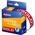 LABEL AVERY 937307 DISPENSER LABELS SOLD 19 X 64MM 125PK 