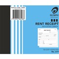 RECEIPT BOOK RENT OLYMPIC 619 CARBON DUPLICATE 100 LEAF 100MM X 125MM
