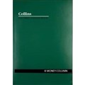 ACCOUNT BOOK COLLINS 10308 SERIES A60 ACCOUNT AND ANALYSIS BOOK 8MC 8 MONEY COLUMN A4 60 LEAF GREEN