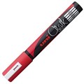 CHALK MARKER LIQUID PWE5M UNIBALL BULLET NIB 18MM RED