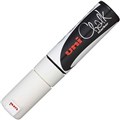 CHALK MARKER LIQUID PWE8K UNIBALL CHISEL NIB 8MM WHITE