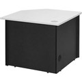 DESK OXLEY CORNER UNIT 900 X 900 X 750MM WHITEIRONSTONE