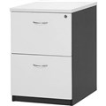 FILING CABINET OXLEY 2 DRAWER 476 X 550 X 700MM WHITEIRONSTONE