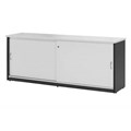 CREDENZA CUPBOARD CABINET OXLEY 1200W X 450D X 730MMH WHITE IRONSTONE