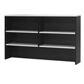 HUTCH SHELVING OXLEY 1200W X 315D X 1075MMH WHITEIRONSTONE
