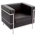LOUNGE CHAIR RAPIDLINE SPACE1 1 SEAT PU BLACK